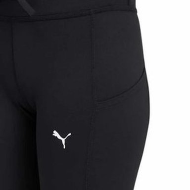 LEGGIN MUJER PUMA NEGRO MALLA ALGODÓN CON BOLSILLOS - 4