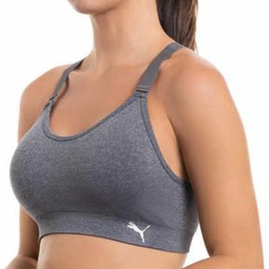 TOP MUJER PUMA MULTICOLOR ACTIVE BRA SUJETADOR DEPORTIVO PACK X 3 - 4