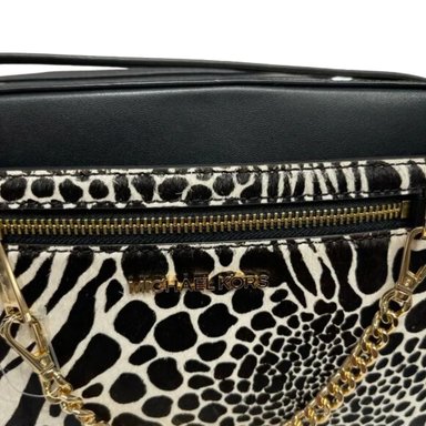 CARTERA MICHAEL KORS 35H3GTTC9HCOW NEGRO CROSSBODY CHAIN JET SET - 4