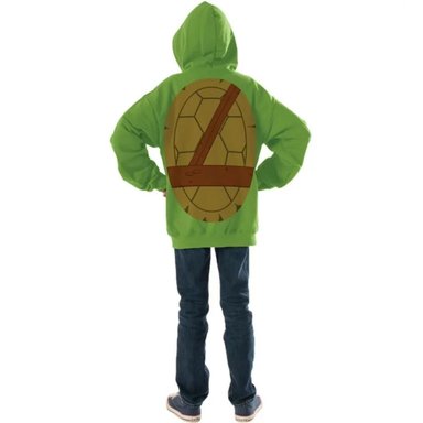 DISFRAZ NIÑO TORTUGAS NINJA TEENAGE MUTANT LEONARDO CASACA CAPUCHA - 2