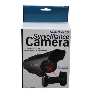 CÁMARA SEGURIDAD MARVELOUS LED FICTICIA INTERMITENTE - 2