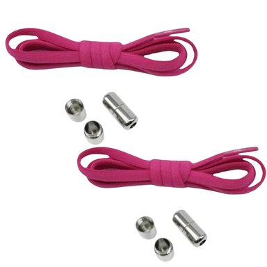PACKX2 CORDONES O PASADORES ELÁSTICOS COLOR FUCSIA - 1