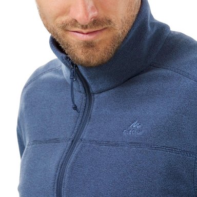 CASACA HOMBRE POLAR QUECHUA MH120 SENDERISMO - AZUL - 4