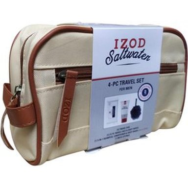 NECESER SET DE VIAJE IZOD CON UTILES DE ASEO - BEIGE - 2