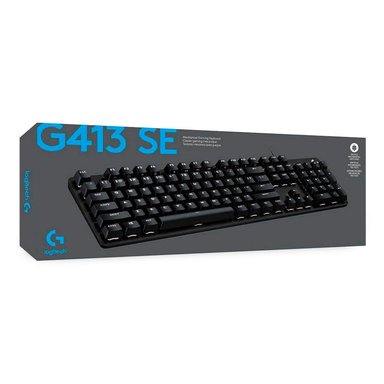 TECLADO LOGITECH GAMER SE BLACKLIGHT MECANICAL BLACK G413 - 1