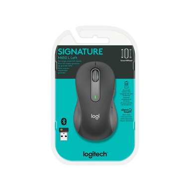 MOUSE INALÁMBRICO LOGITECH SIGNATURE M650 SILENT LARGE WIRELESS/BLUETOOTH GREY - 1