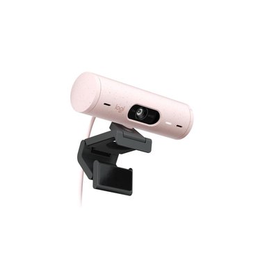 CÁMARA LOGITECH BRIO 500 FHD 1080P USB-C ROSE - 5