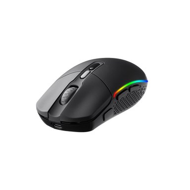 MOUSE GAMER INALÁMBRICO REDRAGON INVADER PRO M719 NEGRO RGB WIRELESS BLACK - 3