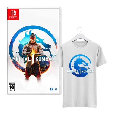 JUEGO NINTENDO SWITCH MORTAL KOMBAT 1 + POLO L - 1