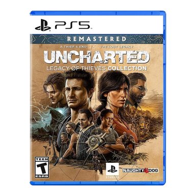 CONSOLA SONY SLIM PS5 PLAYSTATION 5 CON LECTOR DISCOS + SPIDERMAN MILES MORALES + UNCHARTED LEGACY OF THIEVES COLLECTION - 4