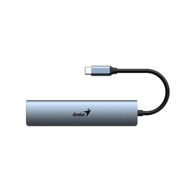 ADAPTADOR HUB USB-C GENIUS UH-545 GIGABIT ETHERNET 1-USB-C 3-USB-A - 2