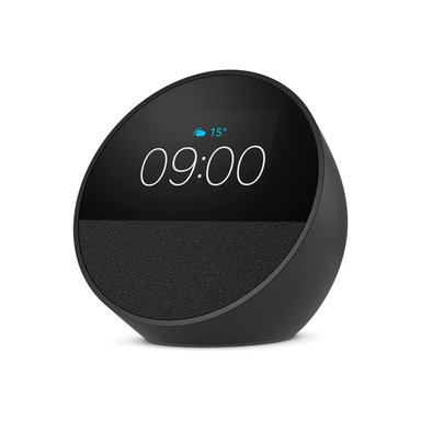 ALEXA ECHO SPOT BOCINA INTELIGENTE NEGRO - 1