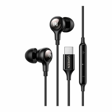 AUDIFONOS ALAMBRICOS UGREEN USB-C IN-EAR CON MICROFONO NEGRO EP103-30638 - 1