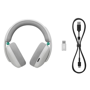 AUDÍFONOS GAMER LOGITECH G325 WIRELESS LIGHTSPEED BLUETOOTH 40MM CABLE USB-C BLANCO - 3
