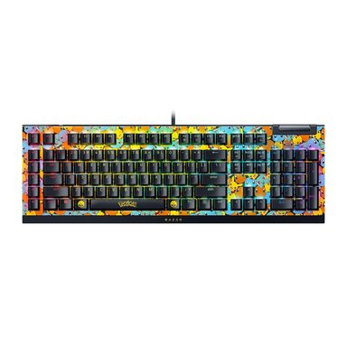 TECLADO GAMER RAZER BLACKWIDOW V4 X MECHANICAL GAMING POKEMON EDITION - 1