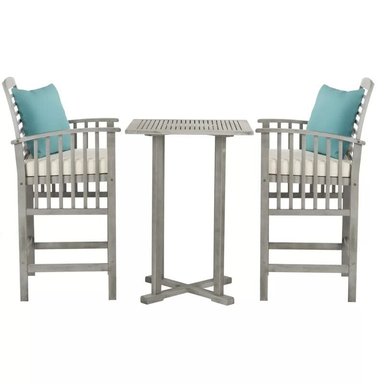 JUEGO COMEDOR TERRAZA JARDIN HOME PREMIUM FRIDA 2 SILLAS IVORY - 2