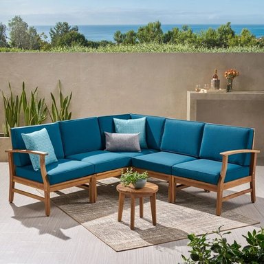 SECCIONAL HOME PREMIUM NICANOR COBALTO ESQUINERO TERRAZA/JARDIN - 2