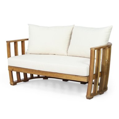SET SOFA HOME PREMIUM GREGOR IVORY + MESA CENTRO TERRAZA JARDIN 2 CUERPOS - 2