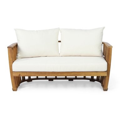 SET SOFA HOME PREMIUM GREGOR IVORY + MESA CENTRO TERRAZA JARDIN 2 CUERPOS - 3