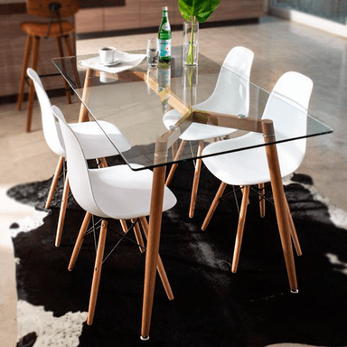JUEGO COMEDOR HOME PREMIUM PENNY 4 SILLAS BLANCO - 2