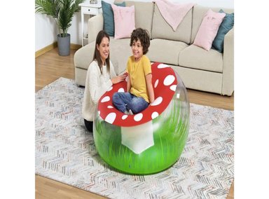 SILLÓN BESTWAY INFLABLE HONGO 112X66CM 75123 MULTICOLOR - 4
