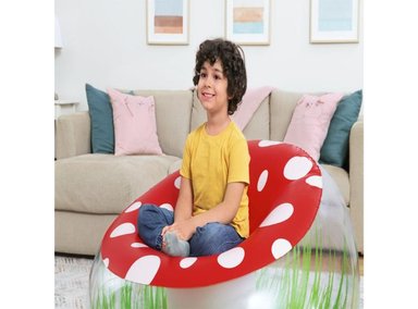 SILLÓN BESTWAY INFLABLE HONGO 112X66CM 75123 MULTICOLOR - 5