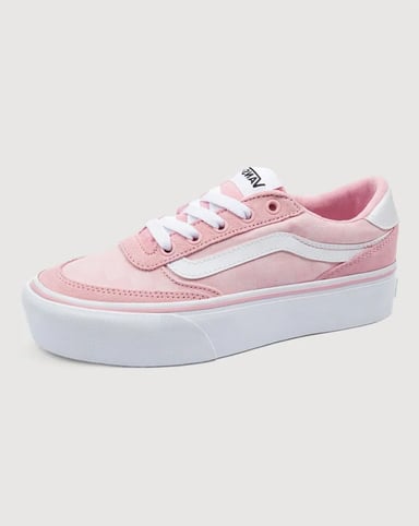 ZAPATILLAS VANS MUJER BROOKLYN LS PLATFORM ROSADO - 2