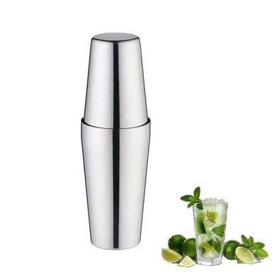 COCTELERA GIBBEN KORIKO PLATEADO BOSTON SHAKER - 4