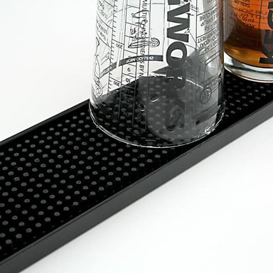 TAPETE GIBBEN PVC NEGRO BAR ALFOMBRA LARGO - 3