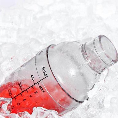 COCTELERA GIBBEN SHAKER TRANSPARENTE ACRILICO 500ML - 3