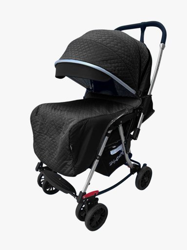 COCHE CUNA PARA BEBE MECEDOR CON CUBREPIES BLACK - 3