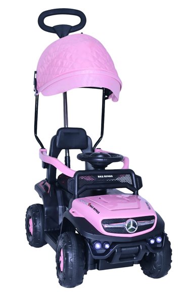 CARRITO ROSADO NIÑAS BUGGY PINK MERCEDES CON CONTROL REMOTO - 2