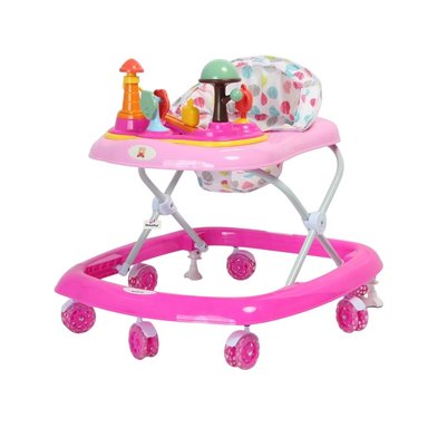 ANDADOR PARA BEBE CON GUIADOR MECEDOR ROSADO PRINCESS - 2