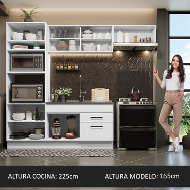MUEBLE DE COCINA MADESA GRAG270004 2 CAJONES INTEGRAL AGATA 70 CM - 5