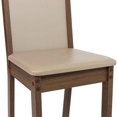SILLAS DE COMEDOR MADESA 42847G6XBE CREMA 4284 X6 - 4