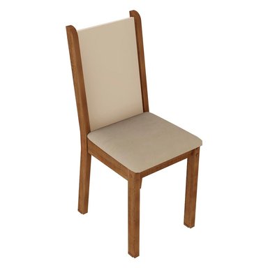 SILLAS DE COMEDOR MADESA 42917G4XTPER CREMA 4291 X4 - 2
