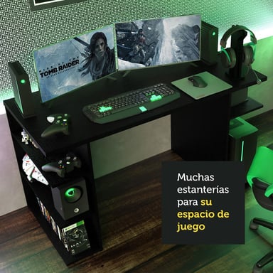 ESCRITORIO GAMER MADESA - NEGRO - 5