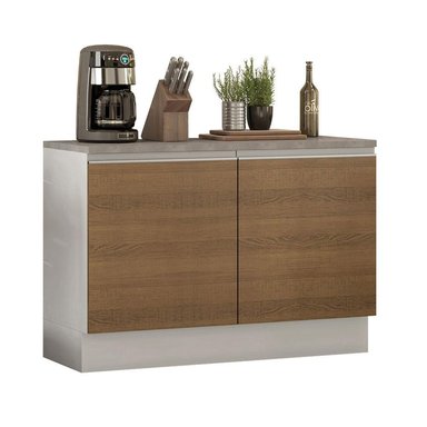 MUEBLE DE COCINA MADESA G241209BGLCT GLAMY 120 CM MOSTRADOR PARA LAVADERO CON ENCIMERA - 1