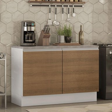 MUEBLE DE COCINA MADESA G241209BGLCT GLAMY 120 CM MOSTRADOR PARA LAVADERO CON ENCIMERA - 2
