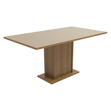 JUEGO COMEDOR MADESA 4 SILLAS MARRÓN KEILA CREMA PLATA - 6