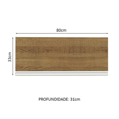 ALACENA DE COCINA MADESA GLAMY 80 CM 1 PUERTA ABATIBLE - 2