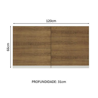 ALACENA DE COCINA MADESA GLAMY 120 CM 2 PUERTAS - 2