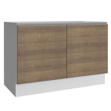 MUEBLE DE COCINA MADESA GLAMY 120 CM MOSTRADOR PARA LAVADERO - 1