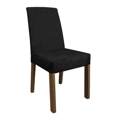 JUEGO COMEDOR MADESA 4 SILLAS NEGRO EVELIN OXFORD TABLERO MADERA Y CUBIERTA CRISTAL - 6