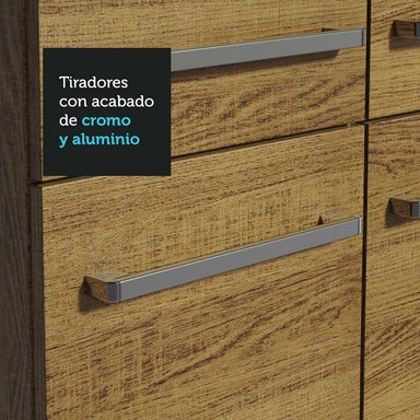 MUEBLE DE COCINA INTEGRAL EMILLY WAVE 325 CM MARRÓN 04 - 6
