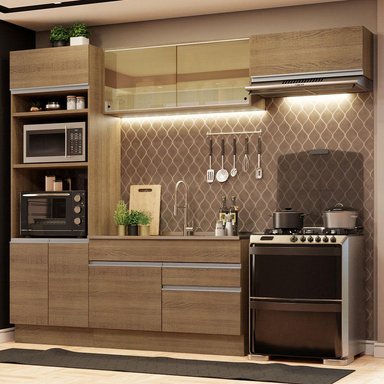 MUEBLE DE COCINA MADESA GLAMY INTEGRAL 270 CM MARRÓN 11 - 2