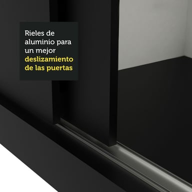 ROPERO TOKIO MADESA 2 PUERTAS CORREDIZAS Y 2 CAJONES - 6