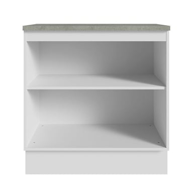 GABINETE MADESA BLANCO BAÑO 2 PUERTAS 80 CM - 6