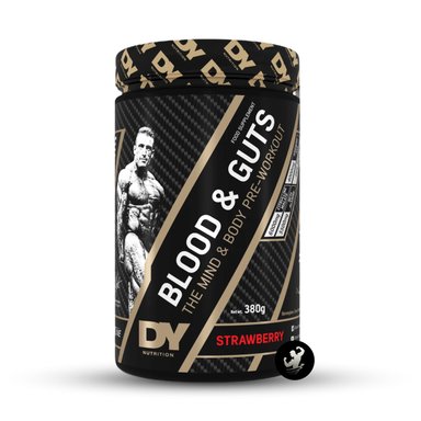 PRE ENTRENO DORIAN YATES BLOOD Y GUTS 40 SERV STRAWBERRY - 1