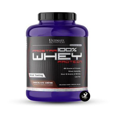 PROTEÍNA ULTIMATE NUTRITION PACK PROSTAR WHEY 5 LB CHOCOLATE + CREATINA MONOHIDRATADA 300 GR - 2
